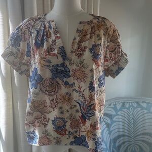 Ulla Johnson Multicolor Floral Blouse